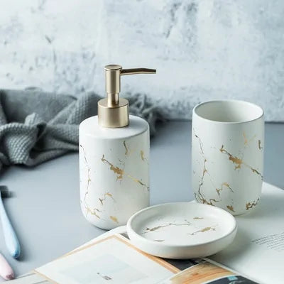 Nordic Matte Bathroom Accessories Set - Home fix