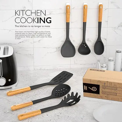 Silicone Cooking Utensils Set - Home fix